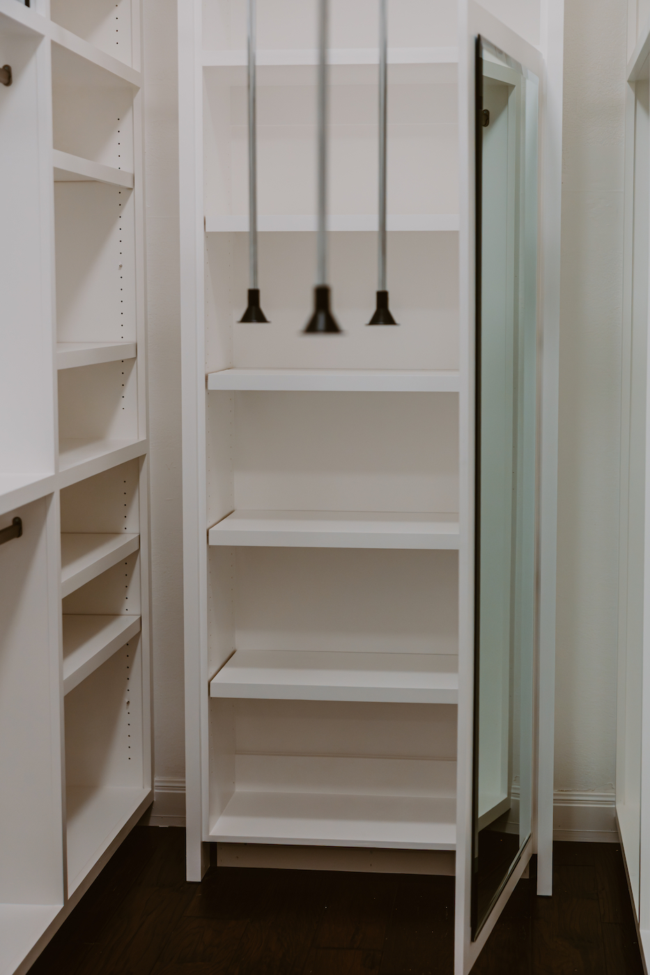 Custom Closets Featuring Pull Down Closet Rods and Uppers Custom Closets Featuring Pull Down Closet Rods and Uppers
